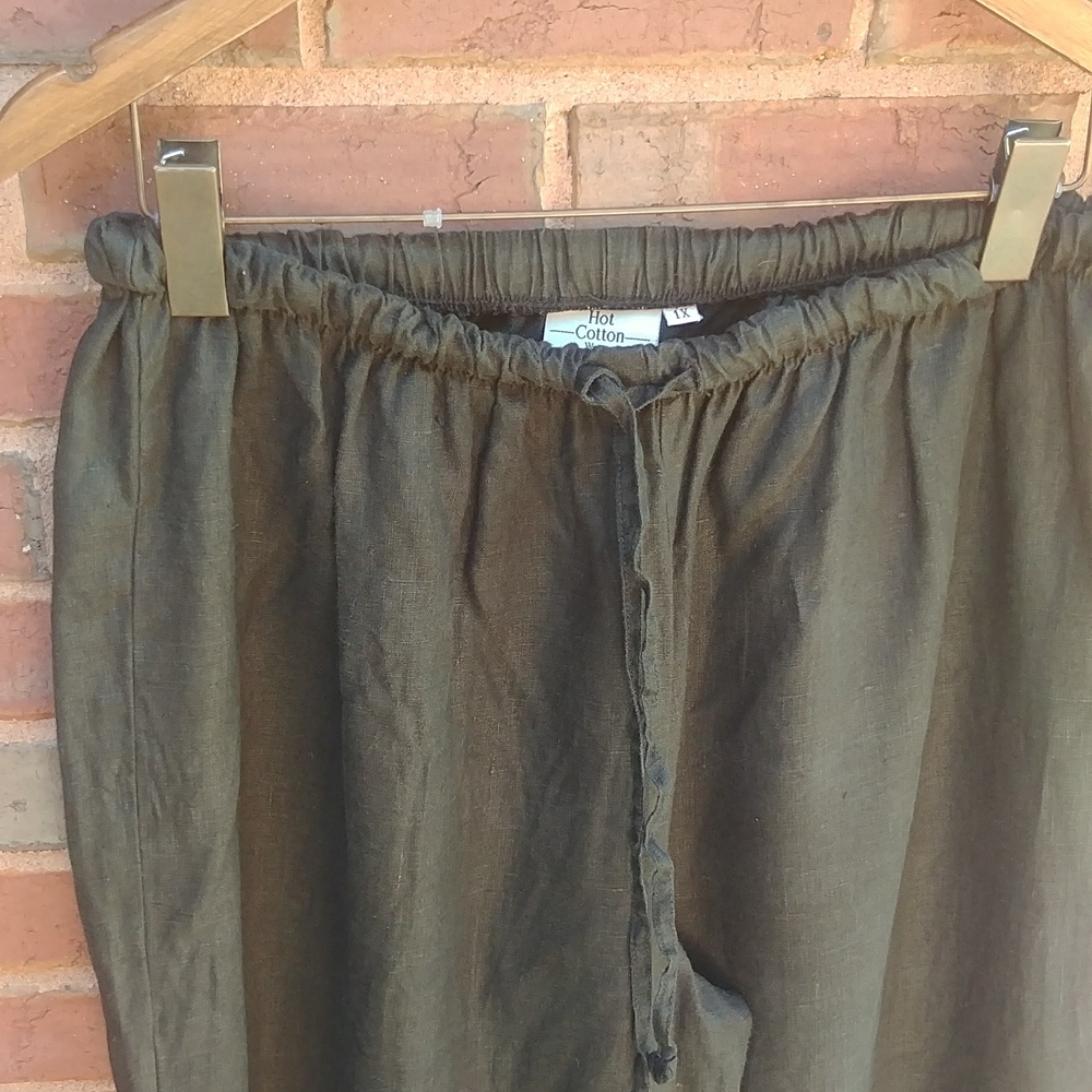 Vintage Hot Cotton Woman By Marc Ware linen pants